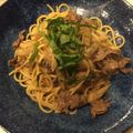 かおりった's cooksnap of when they made 牛ごぼうの和風パスタ.