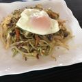 キホママ's cooksnap of when they made 塩焼きそば目玉焼きのせ.
