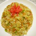 やっちーさん's cooksnap of when they made 冷蔵庫にある物で！☆THE 焼き飯！☆.