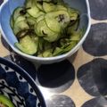 なーみなみ's cooksnap of when they made 胡麻油香るきゅうりの塩昆布漬け.