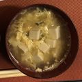 キホママ's cooksnap of when they made 豆腐と卵の中華スープ.