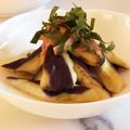 E吉☆'s cooksnap of when they made 茄子のベーコン大葉ホットドレサラダ.