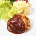 horseland's cooksnap of when they made お店の味☆肉汁たっぷりハンバーグ.