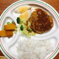モモタロォ's cooksnap of when they made ＊鶏ひき・豚ひき　ふっくらお豆腐バーグ＊.