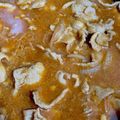 makinya052's cooksnap of when they made 豚コマ＊ハヤシライス風ポークチャップ.