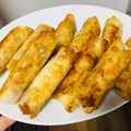 かなぽん☆☆'s cooksnap of when they made 餃子の皮でウィンナーチーズ焼き.