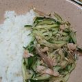 ogyu8786's cooksnap of when they made 簡単！ピリ辛☆ツナ胡瓜茗荷のさっぱり丼.