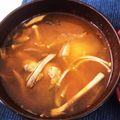 SnaoA's cooksnap of when they made キムチ＆シーフードＭｉｘ入り☆春雨スープ.