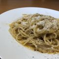 maezuchu's cooksnap of when they made 卵とチーズのパスタ.