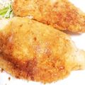 RIKOTORA's cooksnap of when they made チーズチキンかつ チーズ流れず裏技コツ有.