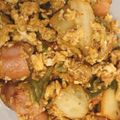 クックK0EAD7☆'s cooksnap of when they made あらびきウインナーのキムチ炒め.