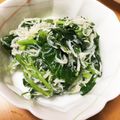 かなちん0807's cooksnap of when they made 栄養たっぷり！モロヘイヤとシラスあえ.