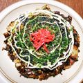 よよっち♪'s cooksnap of when they made 余ったお餅でお好み焼き（餅の消費に）.