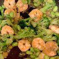 princessA's cooksnap of when they made エビとブロッコリーのにんにく塩炒め.