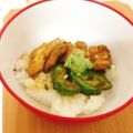 猫猫♬'s cooksnap of when they made アボカドと鶏肉の照り焼き丼.