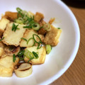 Sac’HiNa's cooksnap of when they made 厚揚げとちくわの甘味噌炒め.