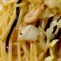 MULA's cooksnap of when they made 春キャベツと桜エビの簡単チョイ和風パスタ.