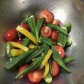 ＊Kyon＊'s cooksnap of when they made ミニトマトとオクラの和風サラダ.