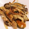SHⅰ's cooksnap of when they made 豚肉となすとかぼちゃの味噌ネーズ炒め.
