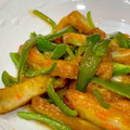 くみか1223's cooksnap of when they made 野菜てんぷらとピーマンの味噌炒め.