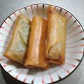 狼かあさん☆'s cooksnap of when they made 簡単！おやつ感覚！ハムチーズ春巻き.