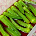 clover♡3's cooksnap of when they made 作り置きおくらの揚げ浸し.