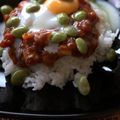 takco's cooksnap of when they made サバ缶とプチトマトのドライカレー.