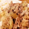 ハッピィ0730's cooksnap of when they made ランチに簡単★豚チーズ丼.