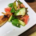 hiro_aya's cooksnap of when they made トマトとキュウリの塩こんぶチーズサラダ.
