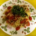 クックXW4KU7☆'s cooksnap of when they made サバ缶トマトソース♡夏の冷たいパスタ.