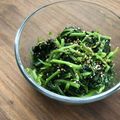 栗丸うさぎ's cooksnap of when they made 調味料ふたつ！ほうれん草の和風ナムル.
