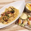 miwayon's cooksnap of when they made 簡単で絶品♡濃厚和風パスタ♪.
