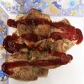 ☆エル♪'s cooksnap of when they made ☼生姜焼き用の肉でマスタードチーズ焼き.