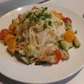RiRi♡RaRa's cooksnap of when they made 早ウマ♪塩レモンdeツナトマトそうめん.
