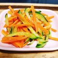 kuropino's cooksnap of when they made にんじんときゅうりのナムル.