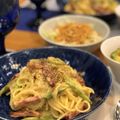 yuminas's cooksnap of when they made アスパラとベーコンの濃厚カルボナーラ.