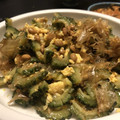 うめぼしじゃぱん's cooksnap of when they made ゴーヤと炒り卵の納豆和え.