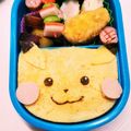 えリﾋﾟｮﾝ★'s cooksnap of when they made キャラ弁 オムライスでピカチュウ♪.