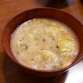 麻's cooksnap of when they made 長芋とろろの♡茗荷入り♡お味噌汁.