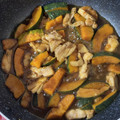 ２児のオカン♡'s cooksnap of when they made かぼちゃと鶏肉の甘辛炒め.