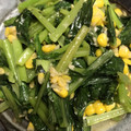 食べまくり's cooksnap of when they made ∮とろりん♥小松菜とコーンの中華炒め∮.