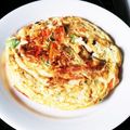 nana_tenjo's cooksnap of when they made 残り物野菜とチーズで簡単オープンオムレツ.