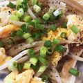 maaaayuu's cooksnap of when they made もやしとしめじのふんわり卵炒め♪.