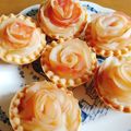 なすかま's cooksnap of when they made レンジde簡単♡アップルローズミニタルト.