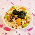 Richland☆Y's cooksnap of when they made 鶏そぼろベース☆栗と枝豆。混ぜご飯.