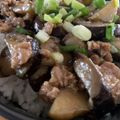 H♡S's cooksnap of when they made 茄子とひき肉の甘味噌丼.