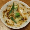 ebira15's cooksnap of when they made オクラチーズ☘️佃煮を使った海苔マヨ♪.