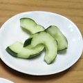 みぃくんのママ's cooksnap of when they made 黒瓜(カリモリ？)の一夜漬け　.