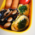 ＭＩＴＳＵＢＡＣＨＩ's cooksnap of when they made お弁当に✿ほうれん草の海苔巻き玉子♡.