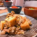 yan33's cooksnap of when they made 厚揚げと豚の高菜炒め.